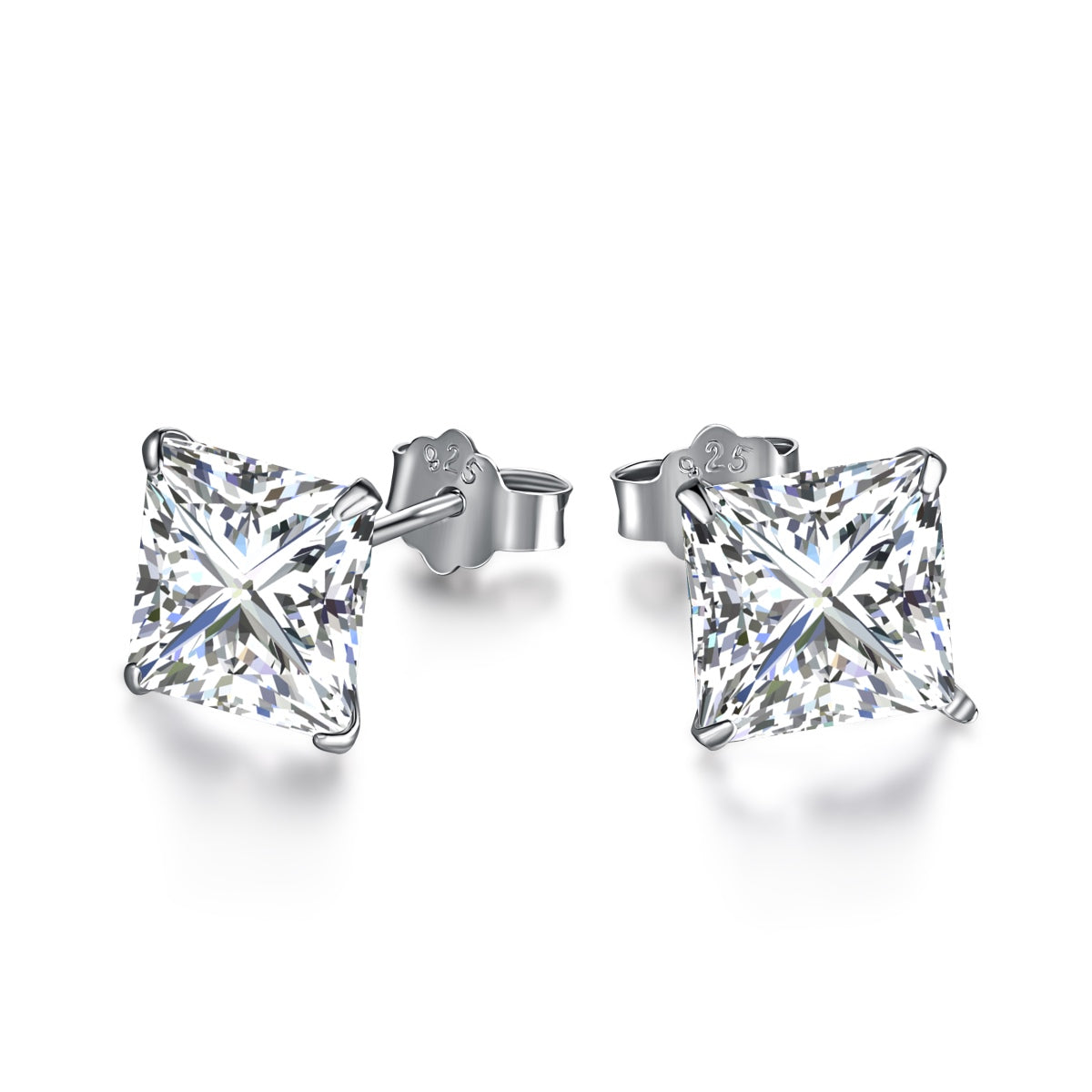 [Revel Jewelry]Ornate Square Shape Earrings