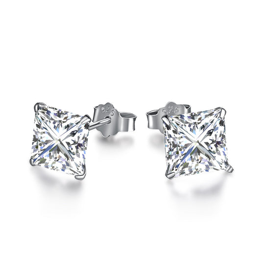 [Revel Jewelry]Ornate Square Shape Earrings