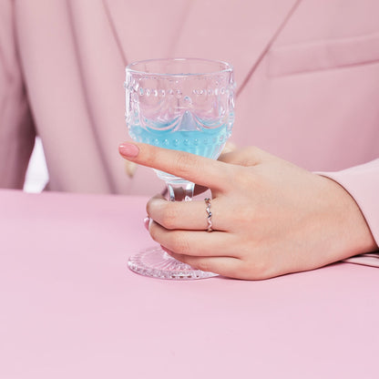 [Revel Jewelry]Ornate Vibrant Round Cut Daily Ring