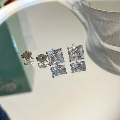 [Revel Jewelry]Ornate Square Shape Earrings