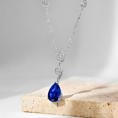 [Revel Jewelry]Dazzling Pear Cut Necklace