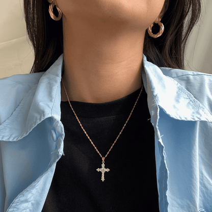 [Revel Jewelry]Zarte Kreuzkette