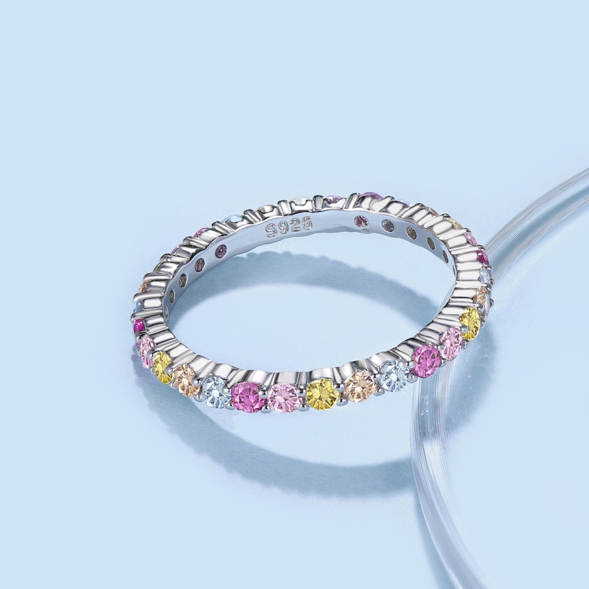 [Revel Jewelry]Elegant Vivid Round Cut Daily Ring