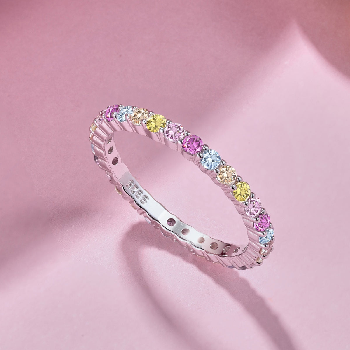 [Revel Jewelry]Elegant Vivid Round Cut Daily Ring