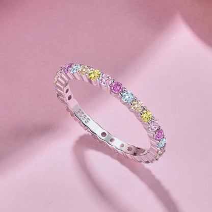 [Revel Jewelry]Elegant Vivid Round Cut Daily Ring