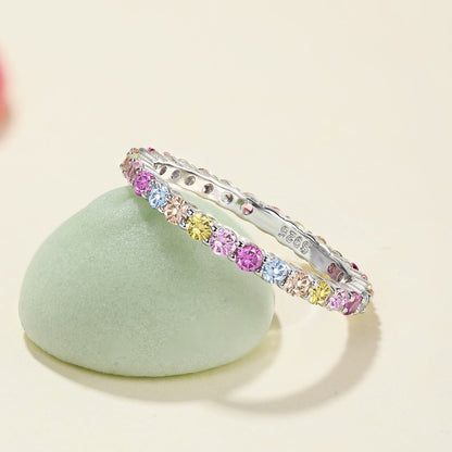 [Revel Jewelry]Elegant Vivid Round Cut Daily Ring