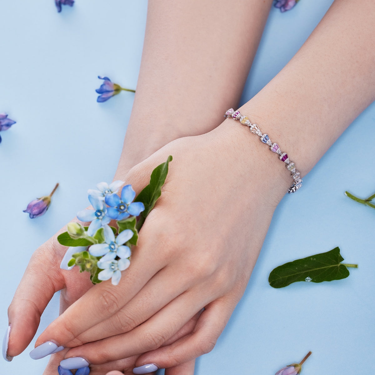 [Revel Jewelry]水滴型デイリーブレスレット