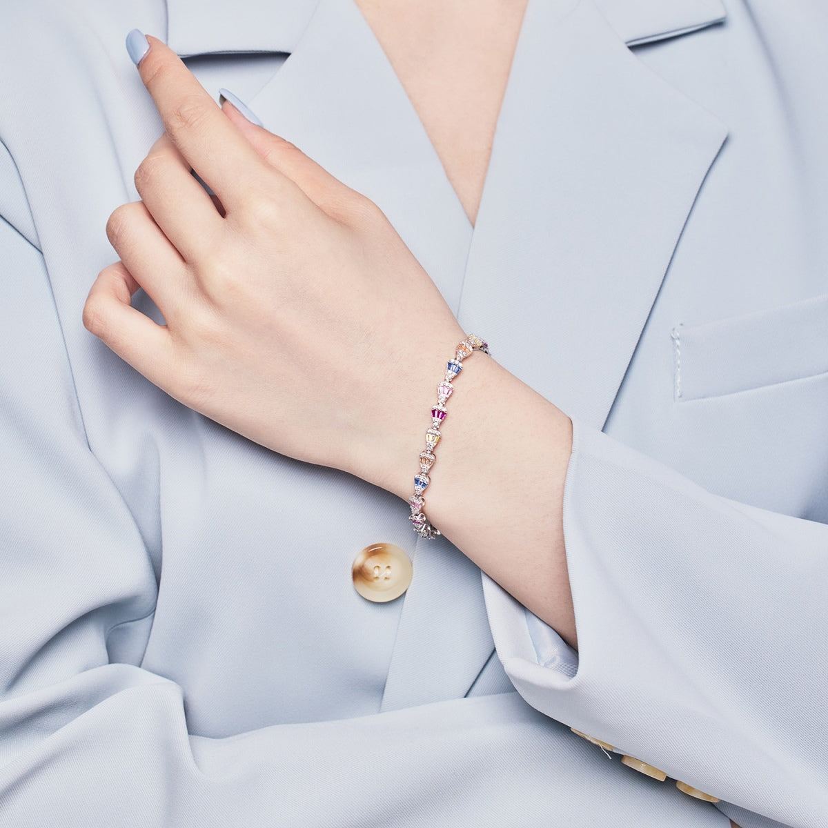 [Revel Jewelry]水滴型デイリーブレスレット