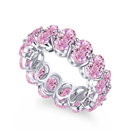 [Revel Jewelry]Dainty Elongated Cushion Cut Tennis Ring