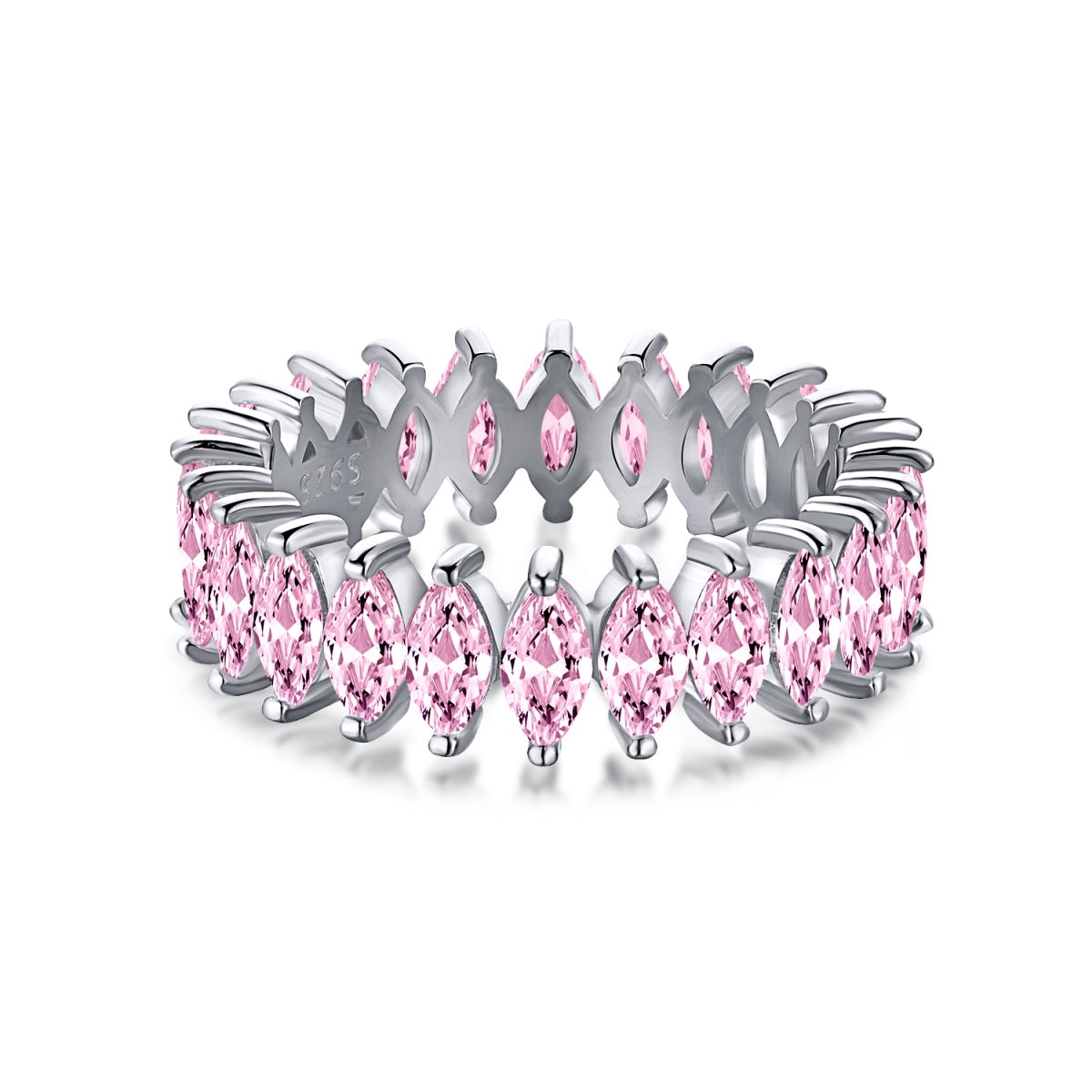 [Revel Jewelry]Gorgeous Marquise Cut Tennis Ring