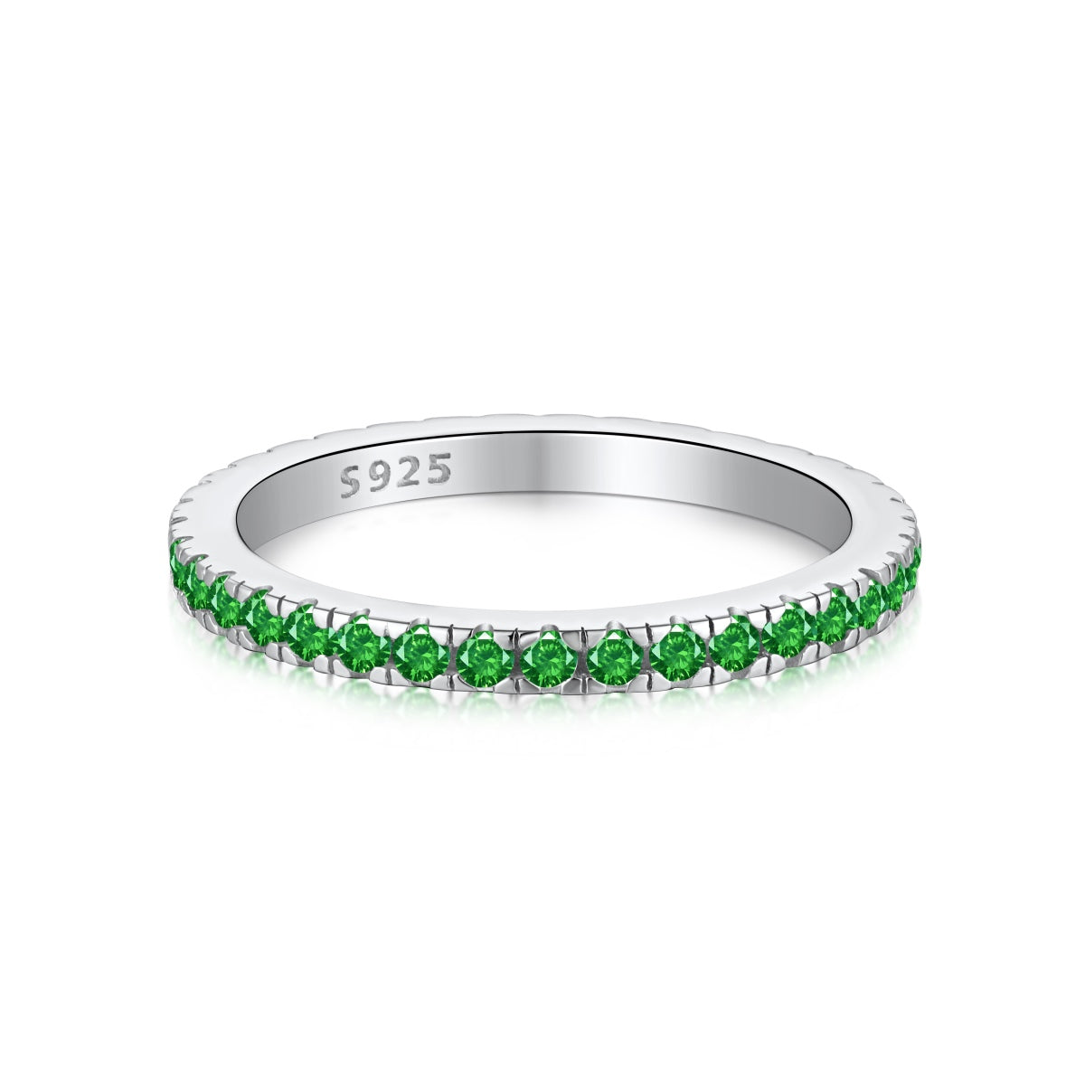 [Revel Jewelry]Delicate Sparkling Round Cut Daily Ring