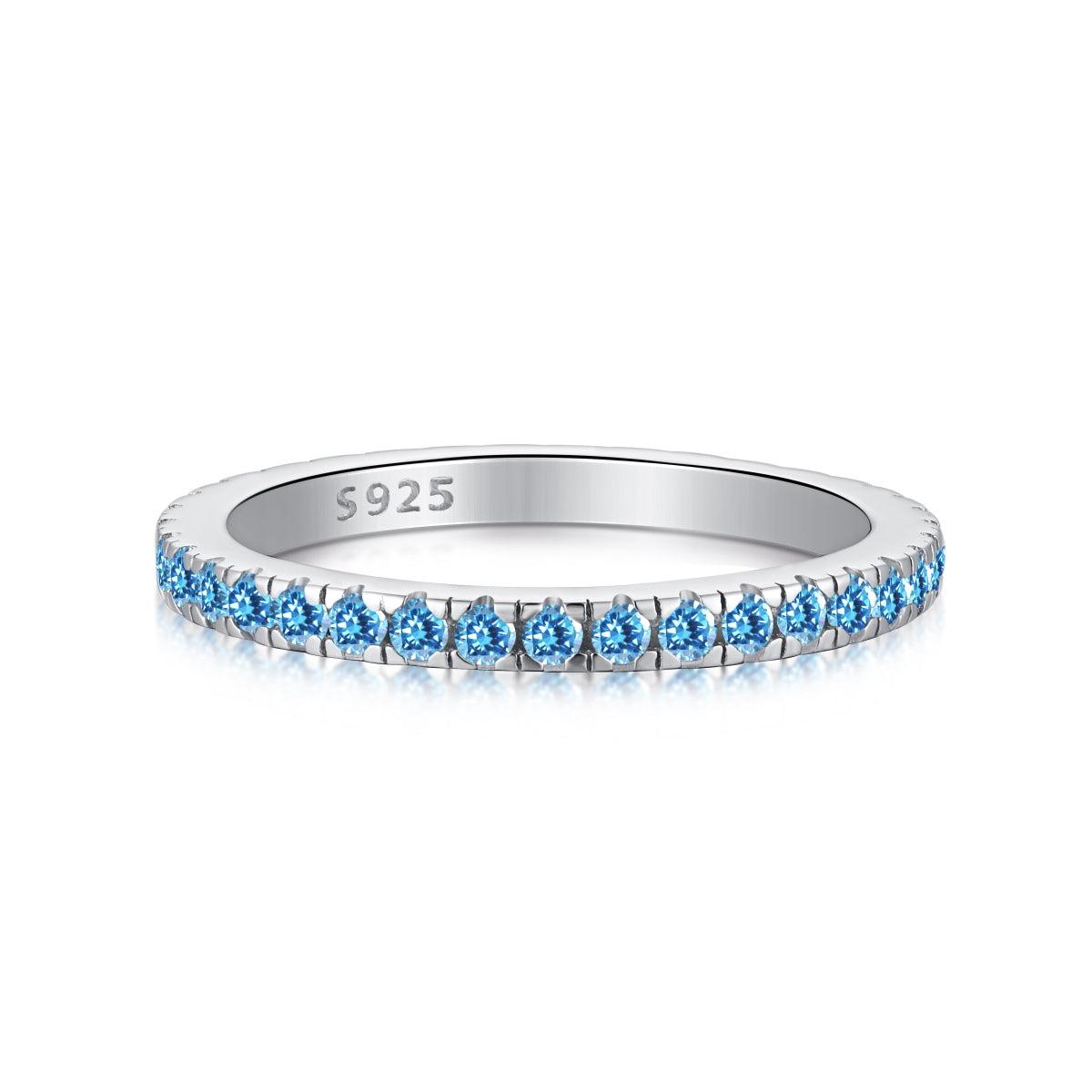 [Revel Jewelry]Delicate Sparkling Round Cut Daily Ring