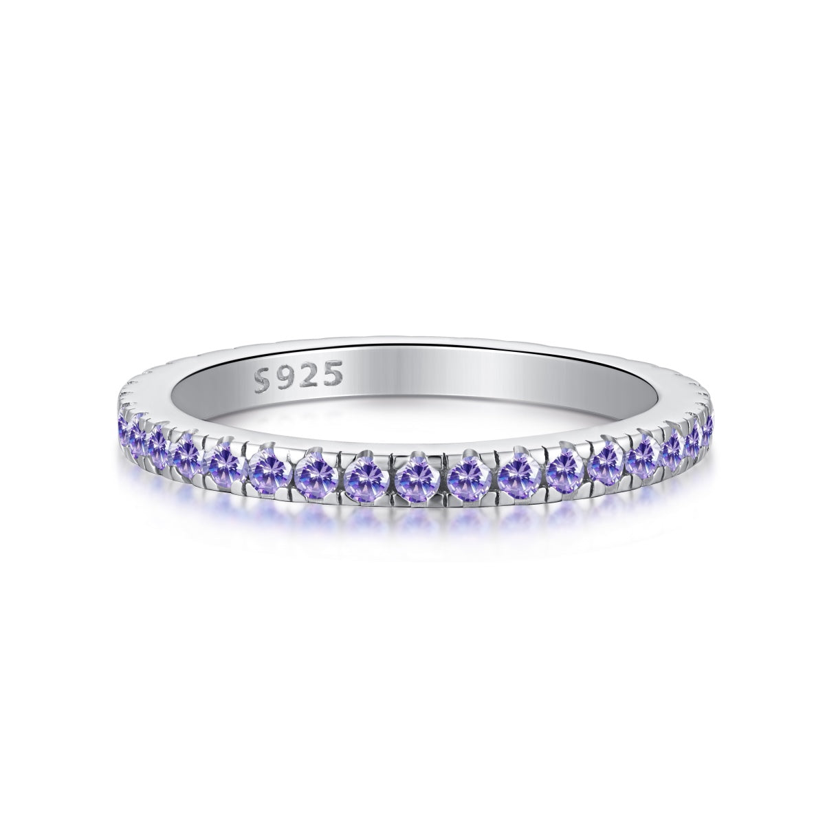 [Revel Jewelry]Delicate Sparkling Round Cut Daily Ring