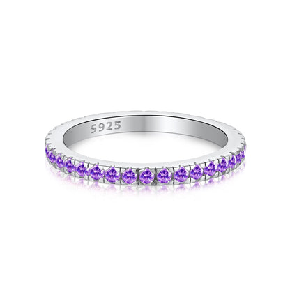 [Revel Jewelry]Delicate Sparkling Round Cut Daily Ring