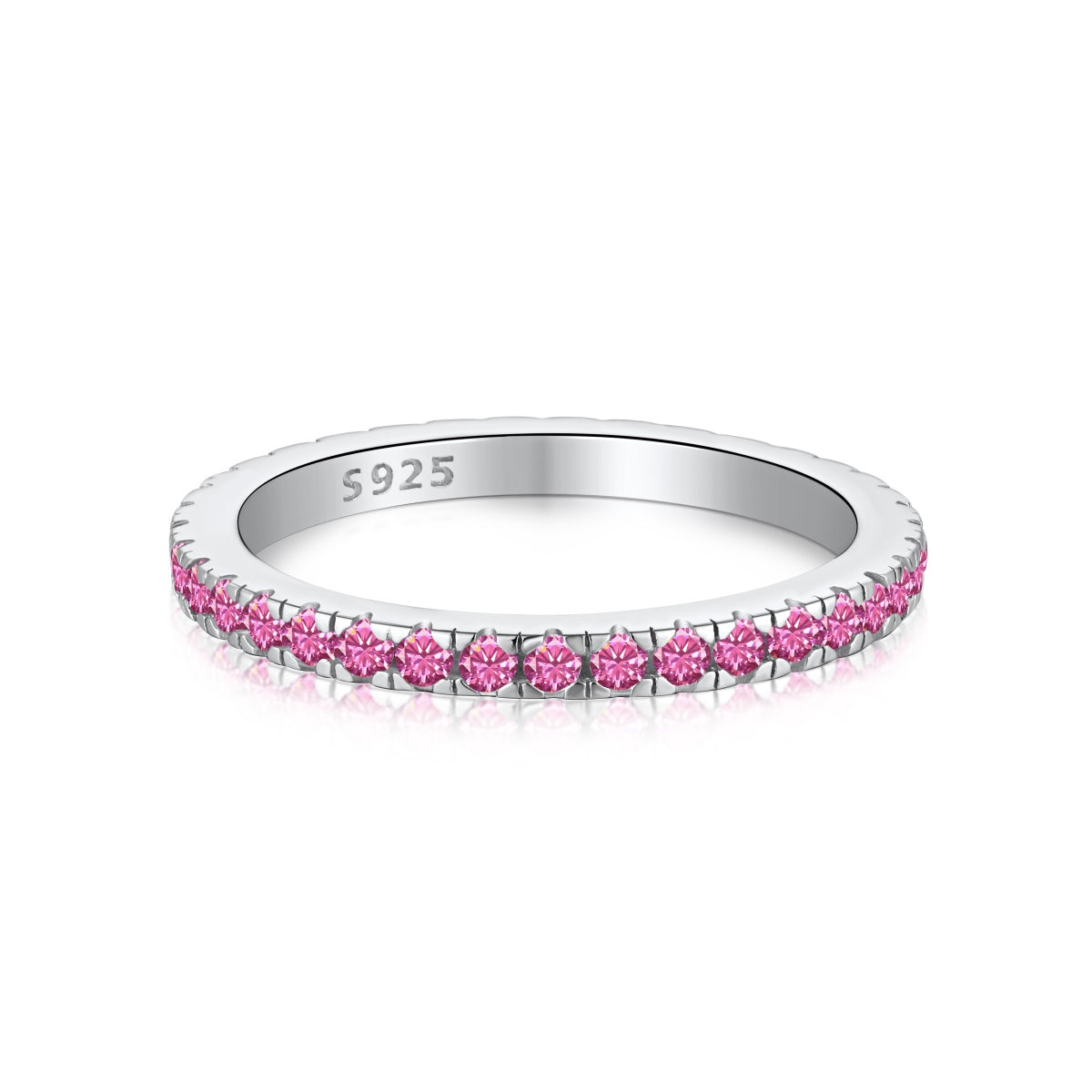 [Revel Jewelry]Delicate Sparkling Round Cut Daily Ring