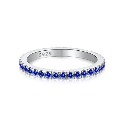 [Revel Jewelry]Delicate Sparkling Round Cut Daily Ring