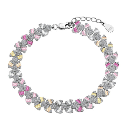 [Revel Jewelry]華奢な可憐な花形デイリーブレスレット