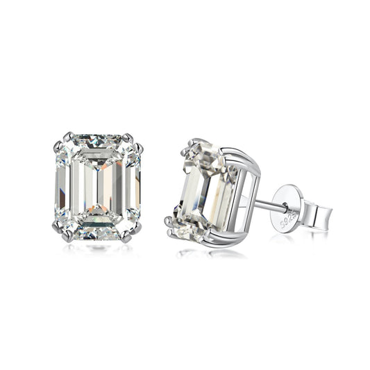 [Revel Jewelry]Dazzling Square Shape Earrings