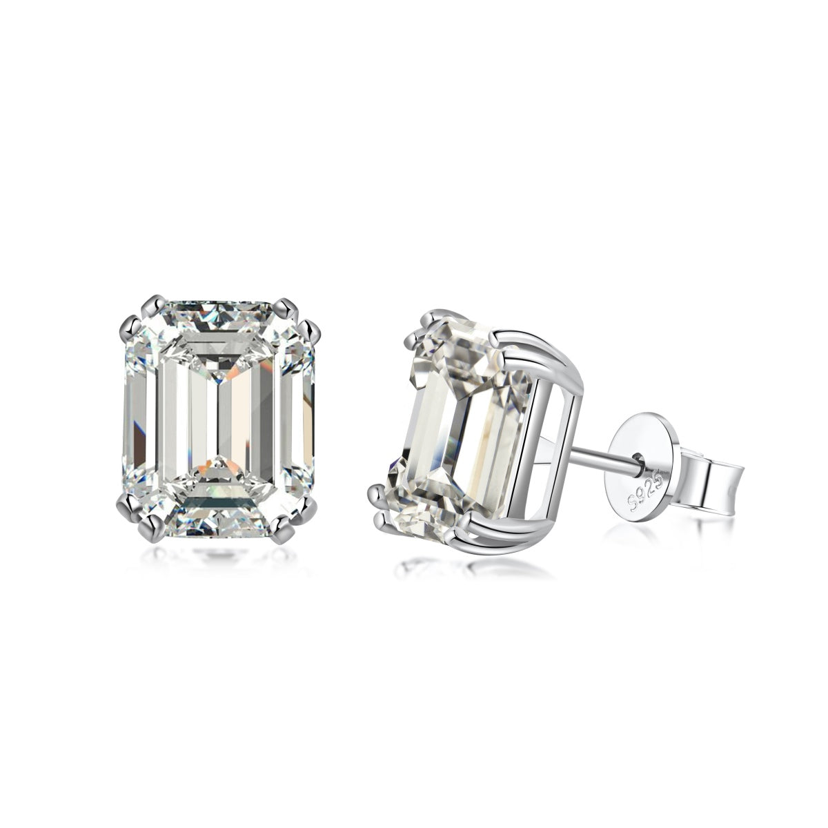[Revel Jewelry]Dazzling Square Shape Earrings