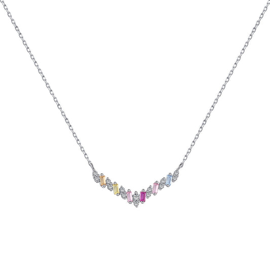 [Revel Jewelry]Regenbogenhalskette "Dazzling"