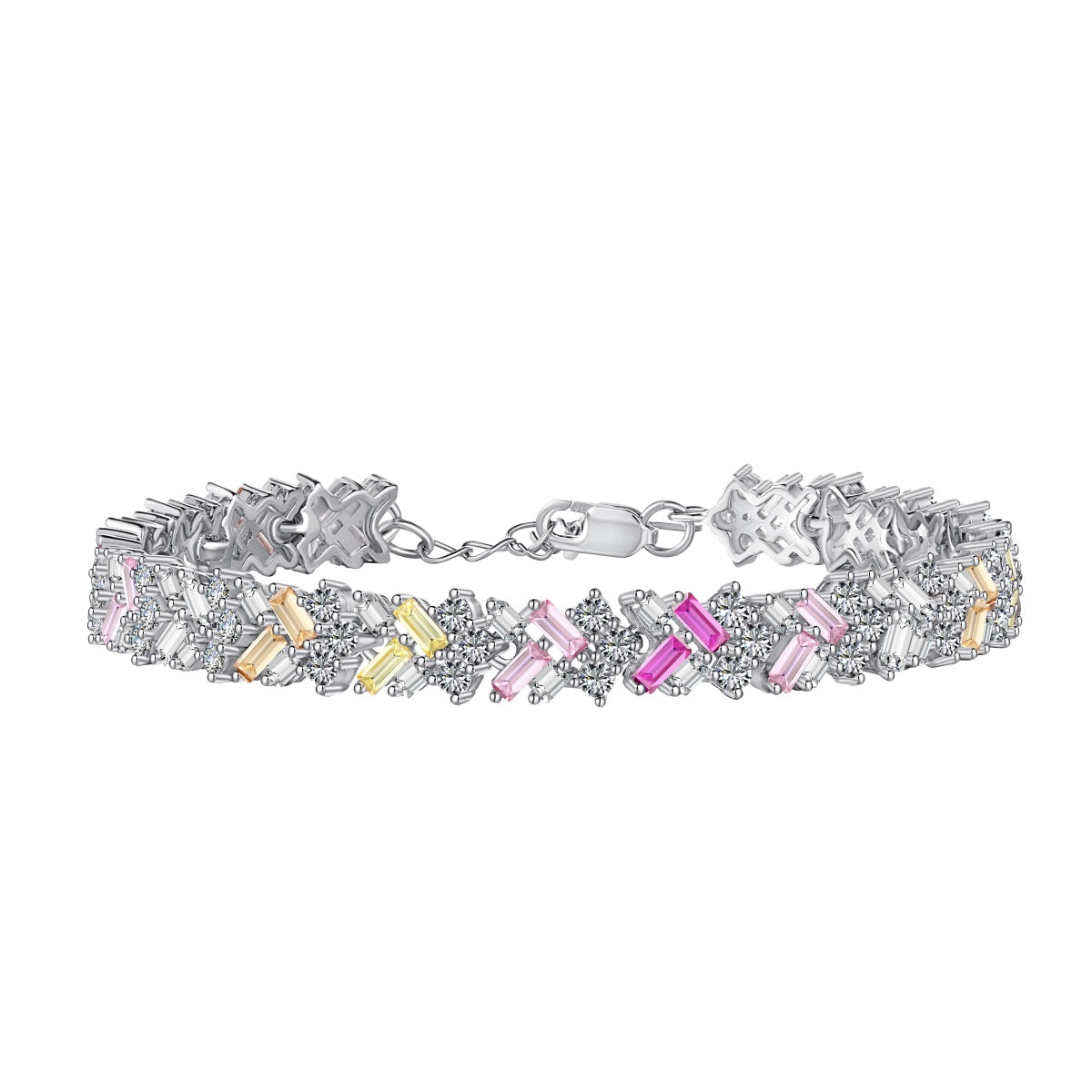 [Revel Jewelry]光り輝くユニークなマルチシェイプデイリーブレスレット