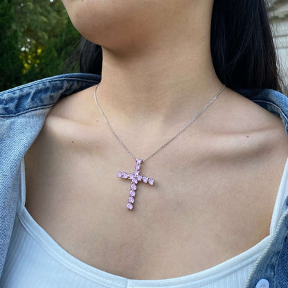 [Revel Jewelry]Radiant Cross Shape Necklace