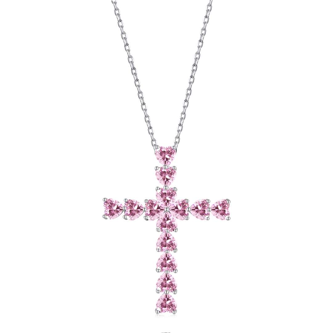 [Revel Jewelry]Radiant Cross Shape Necklace