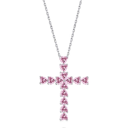 [Revel Jewelry]Radiant Cross Shape Necklace