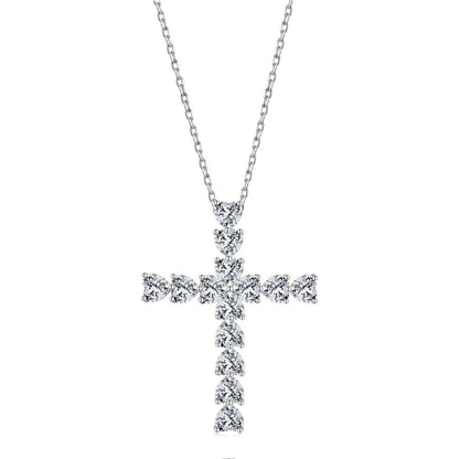 [Revel Jewelry]Radiant Cross Shape Necklace