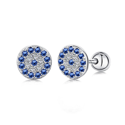 [Revel Jewelry]Devil's Eye Ear Bone Nail Earrings