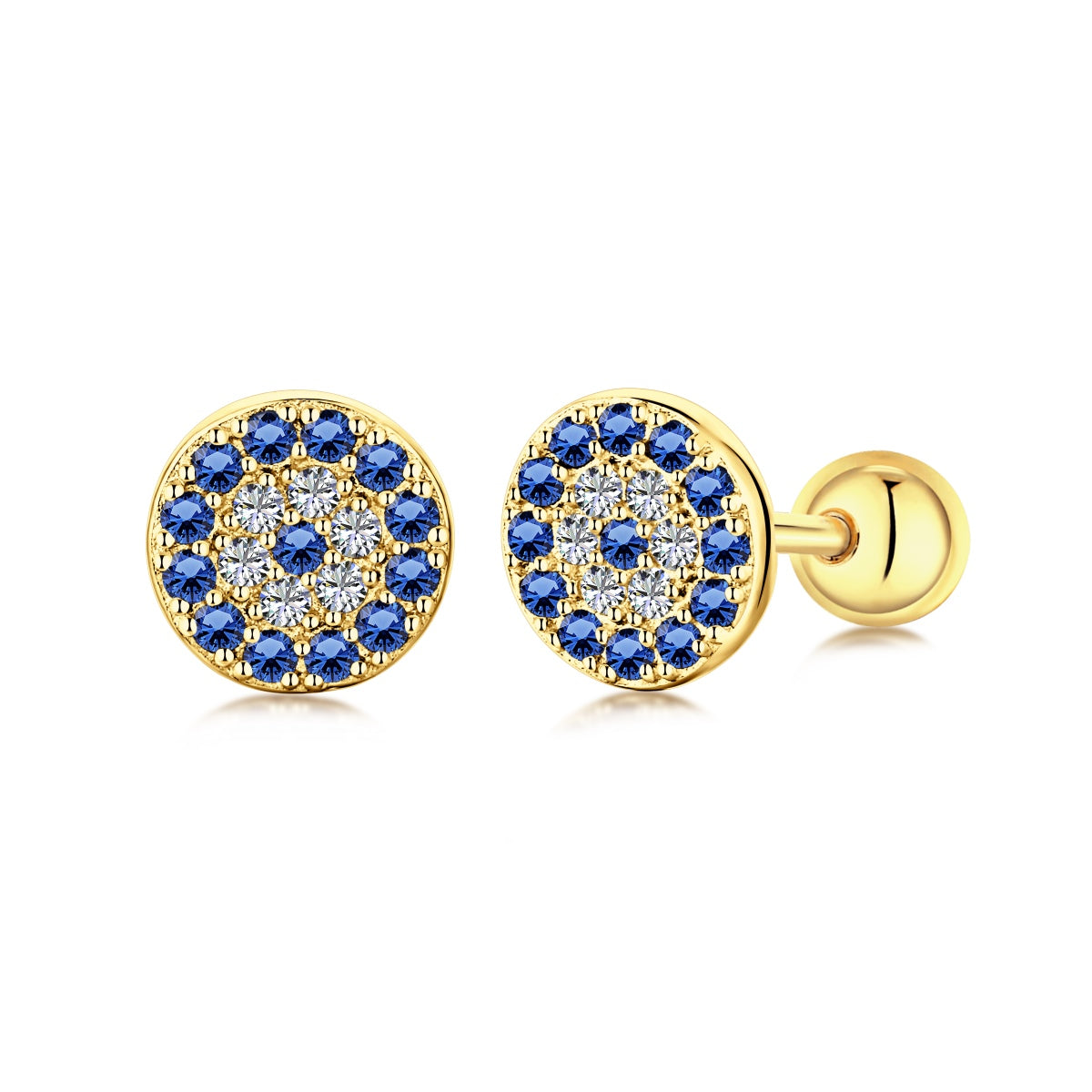 [Revel Jewelry]Devil's Eye Ear Bone Nail Earrings