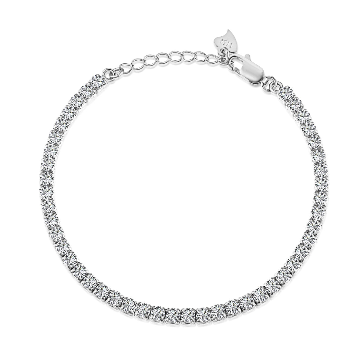 [Revel Jewelry]ラウンドカット スパークリング デイリー ブレスレット