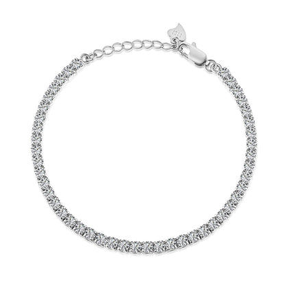 [Revel Jewelry]ラウンドカット スパークリング デイリー ブレスレット