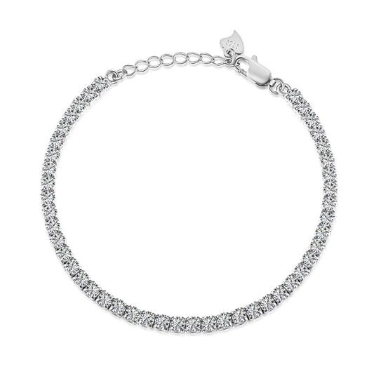 [Revel Jewelry]Sparkling Round Cut Daily Bracelet