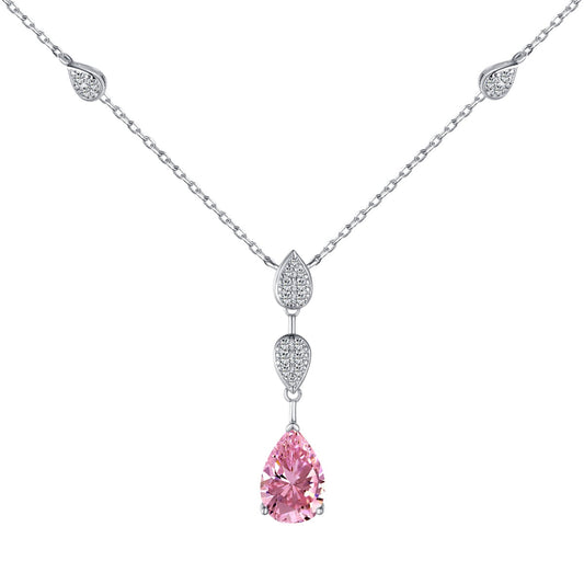 [Revel Jewelry]Dazzling Pear Cut Necklace