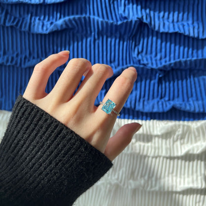 [Revel Jewelry]4.0 Karat Luxuriöser Verlobungsring