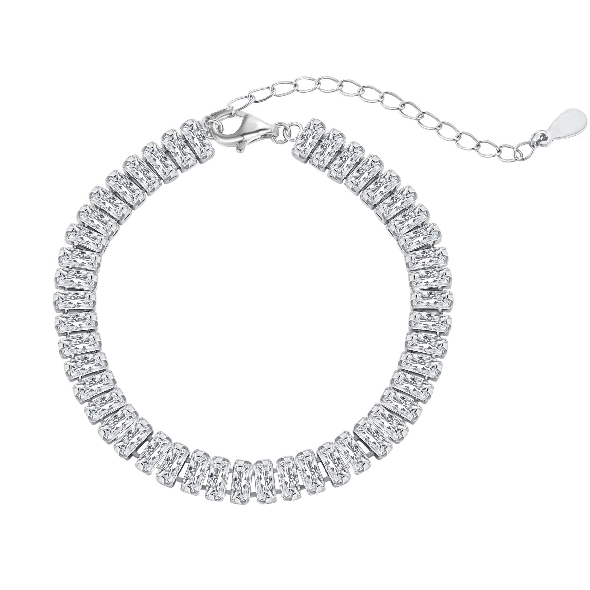 [Revel Jewelry]エメラルドカット ブレスレット