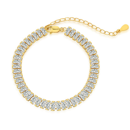 [Revel Jewelry]エメラルドカット ブレスレット