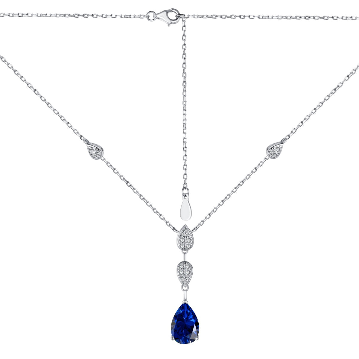 [Revel Jewelry]Dazzling Pear Cut Necklace