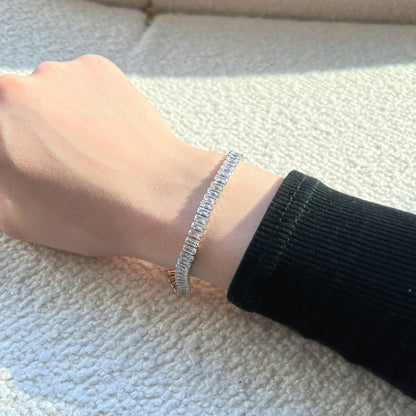 [Revel Jewelry]エメラルドカット ブレスレット