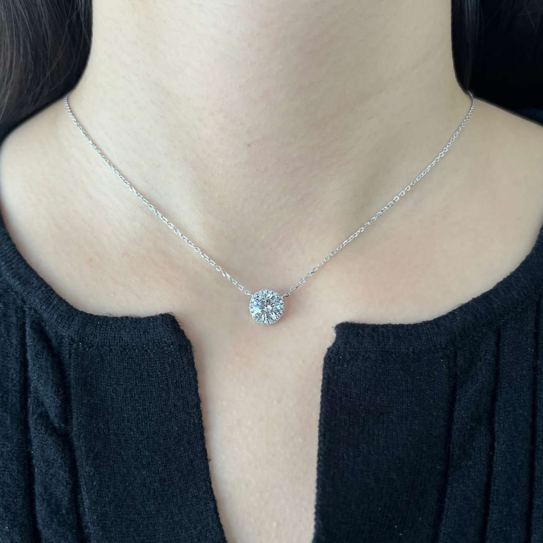 [Revel Jewelry]Luxurious Round Cut Necklace
