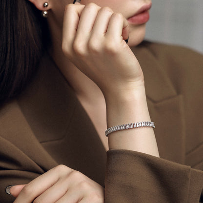 [Revel Jewelry]エメラルドカット ブレスレット