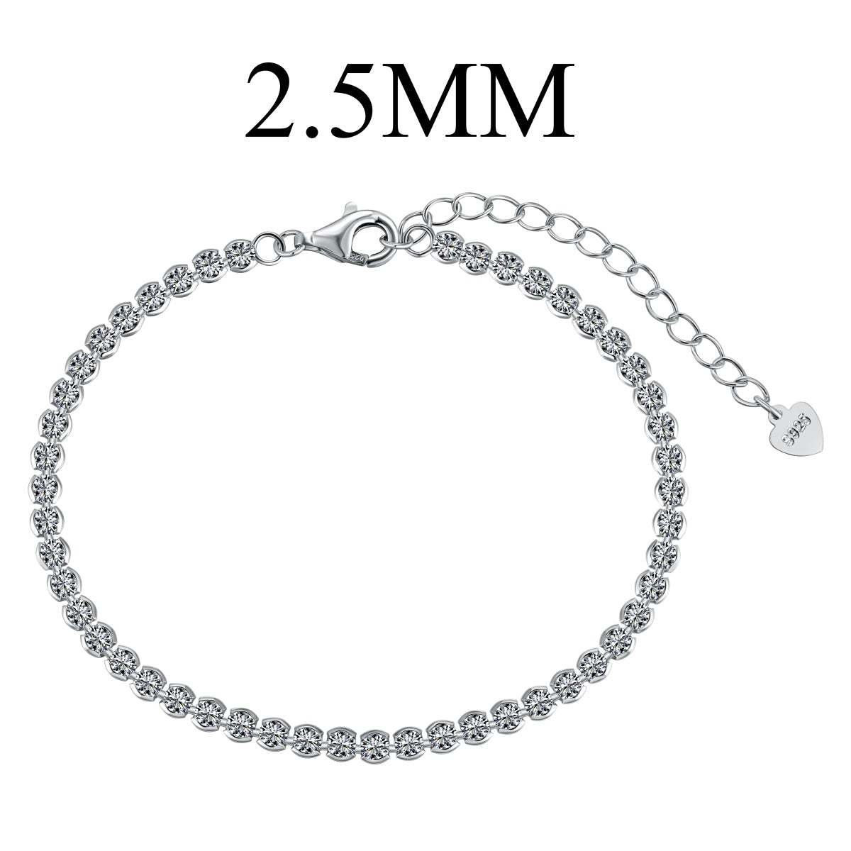 [Revel Jewelry]キラキラと輝くラウンドカットのデイリーブレスレット