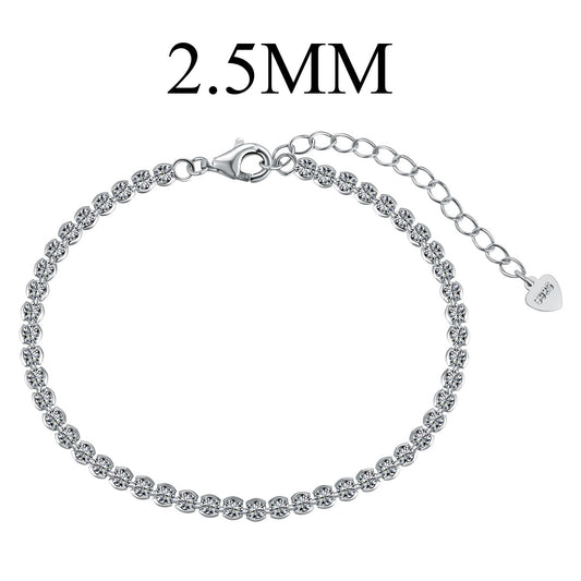 [Revel Jewelry]Dazzling Sparkling Round Cut Daily Bracelet