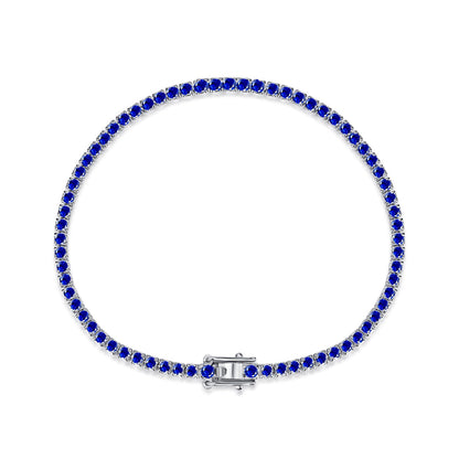 [Revel Jewelry] デイリー向けラウンドカットカラフルブレスレット