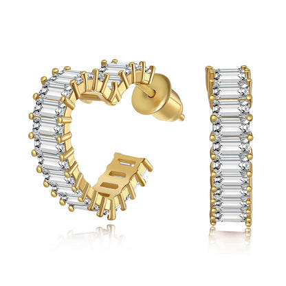 [Revel Jewelry]Radiant Heart Cutout Earrings