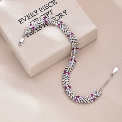 [Revel Jewelry] デイリーにぴったりの上品なラディアントエメラルドカットブレスレット