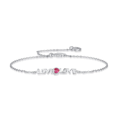 [Revel Jewelry]ロマンチックなハート型カップルブレスレット