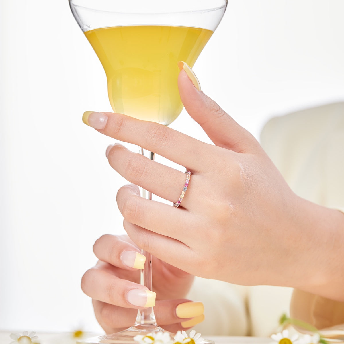 [Revel Jewelry]Elegant Vivid Round Cut Daily Ring