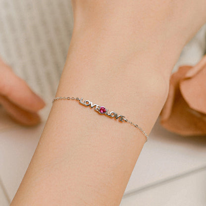 [Revel Jewelry]ロマンチックなハート型カップルブレスレット